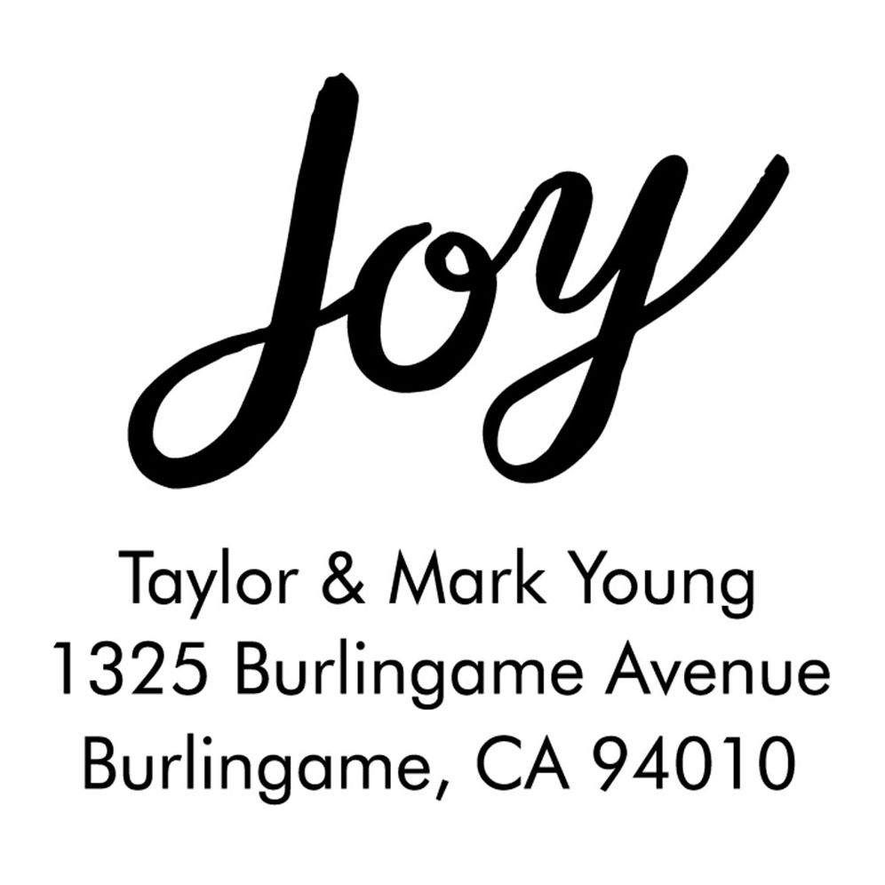Joy Script Custom Stamp and Stamp Tool
