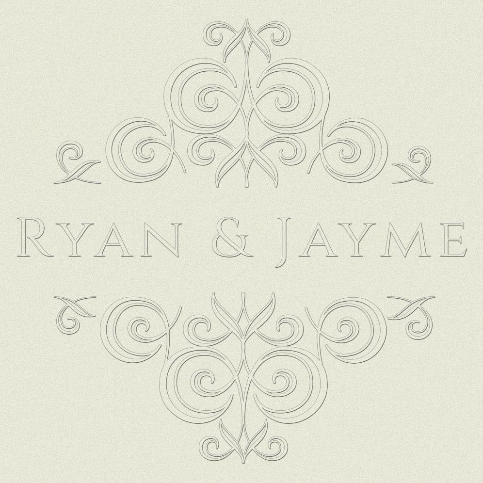 Vintage Swirl Letterhead Custom Embosser Plate with Embossing Tool