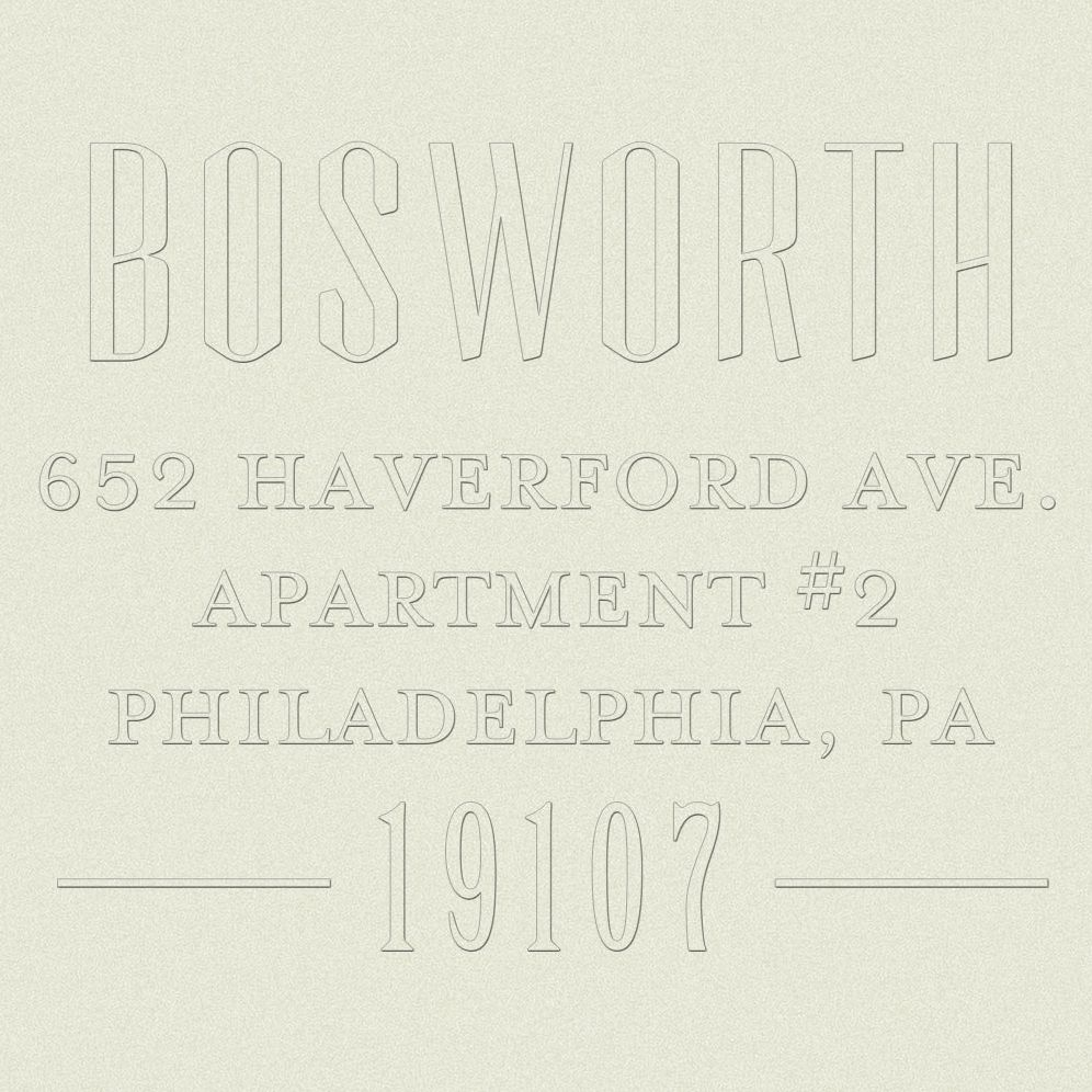 Simply Modern Custom Embosser Plate with Embossing Tool