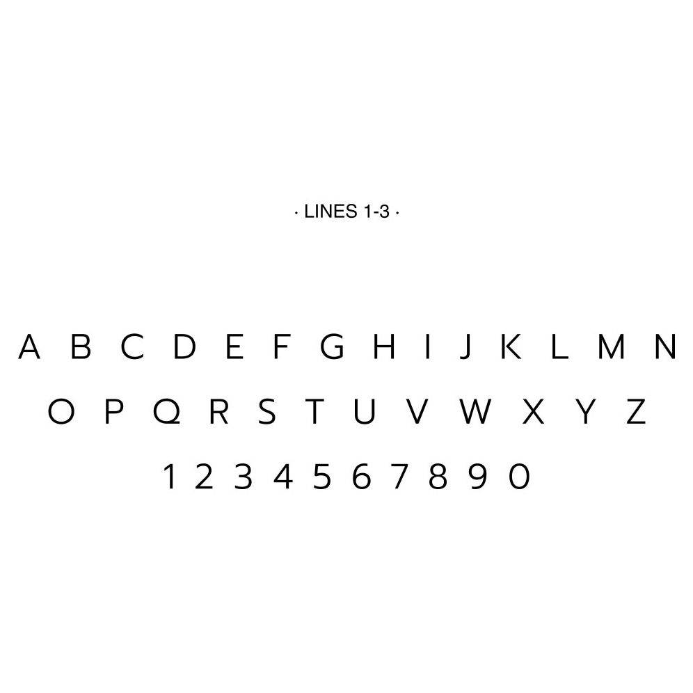 Ornate Custom Embosser Plate with Embossing Tool