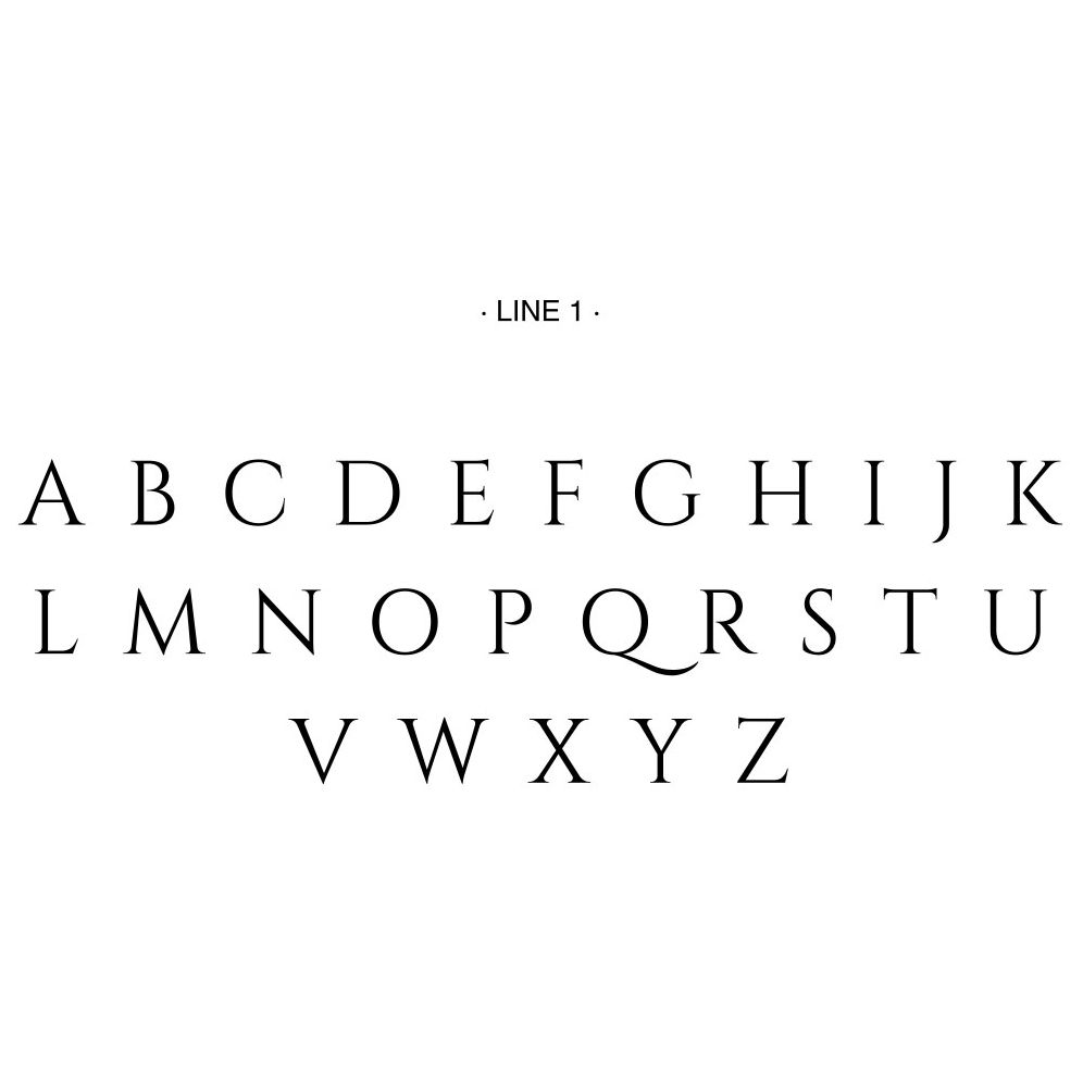 Vintage Swirl Letterhead Custom Embosser Plate with Embossing Tool