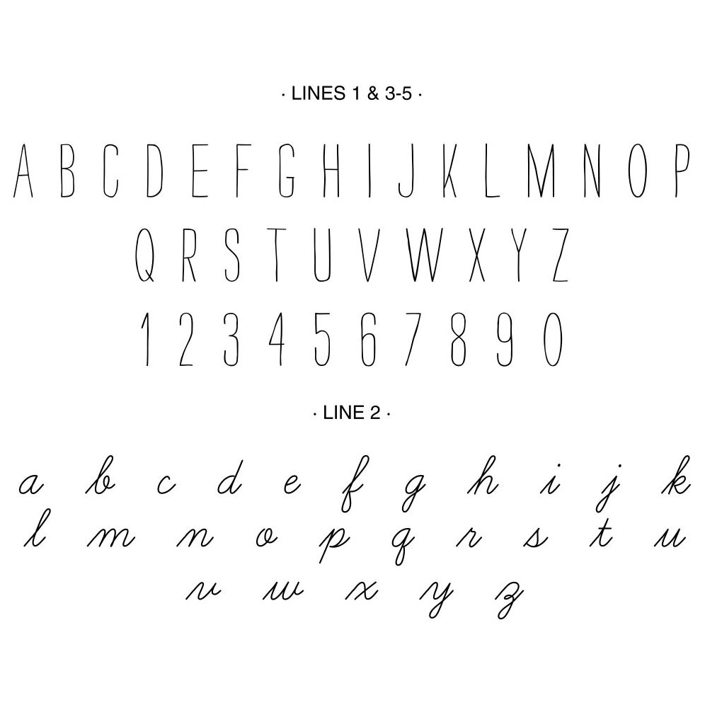 Homestead Custom Embosser Plate with Embossing Tool