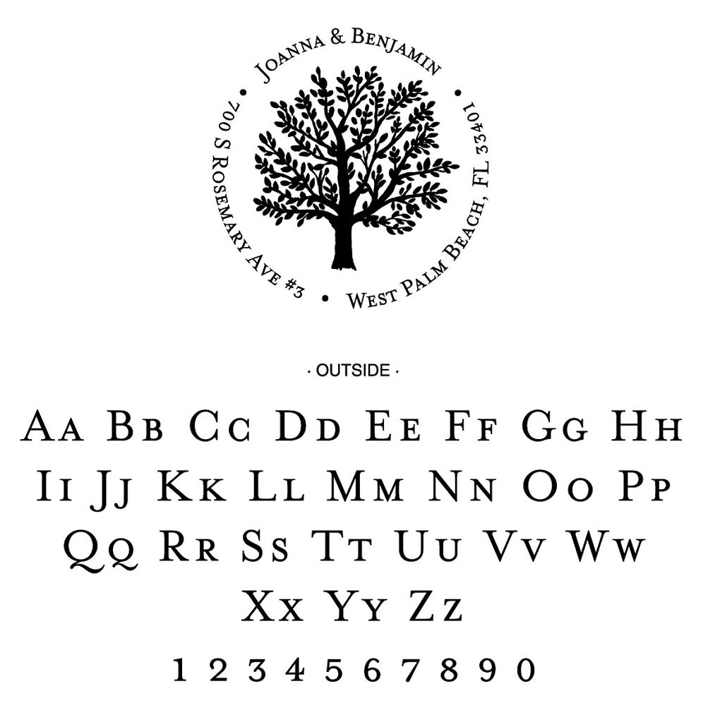 Tree of Life Custom Stamp