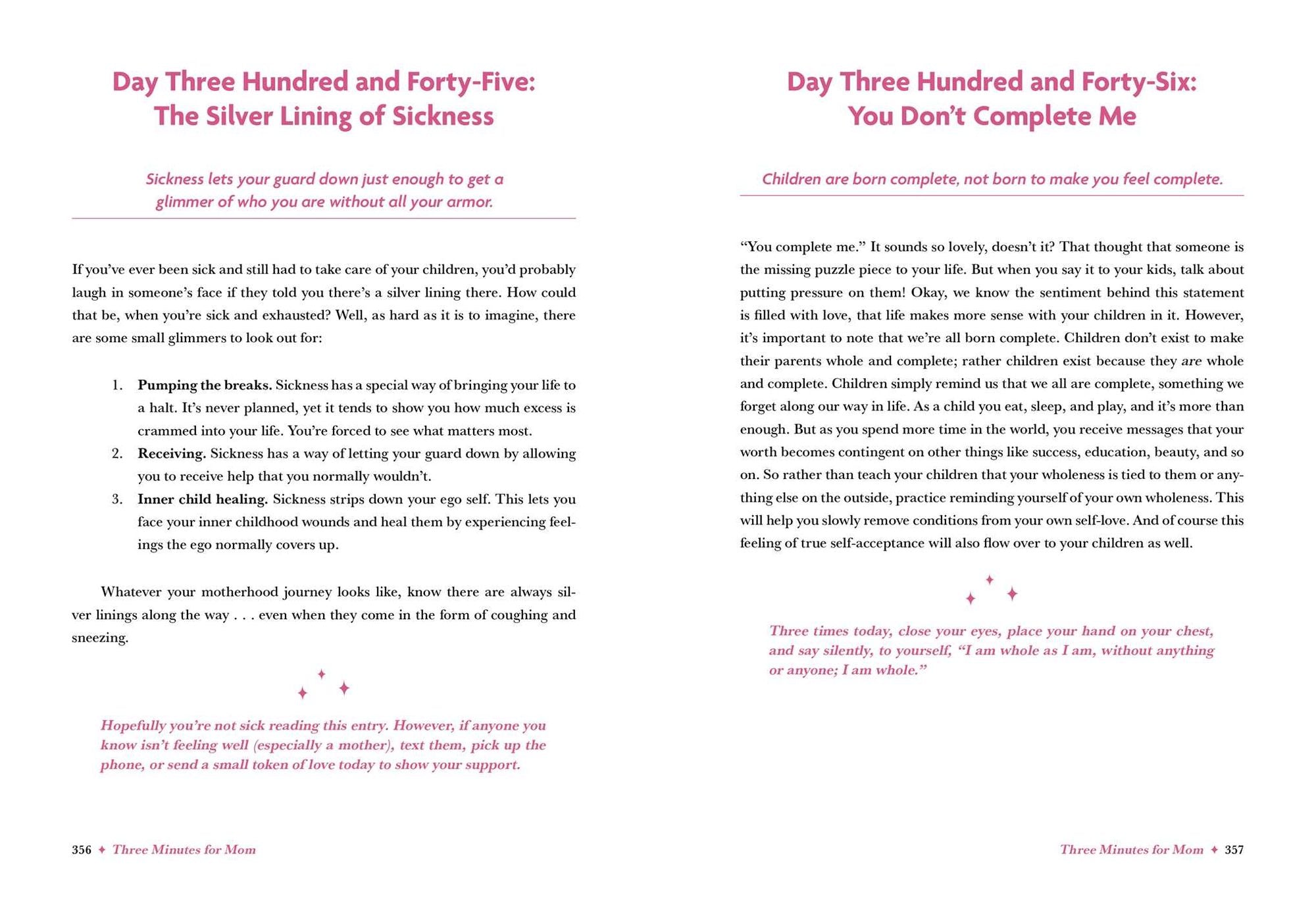 Three Minutes for Mom: 365 Days of Empowerment, Encouragement, and Growth for a More Connected Motherhood