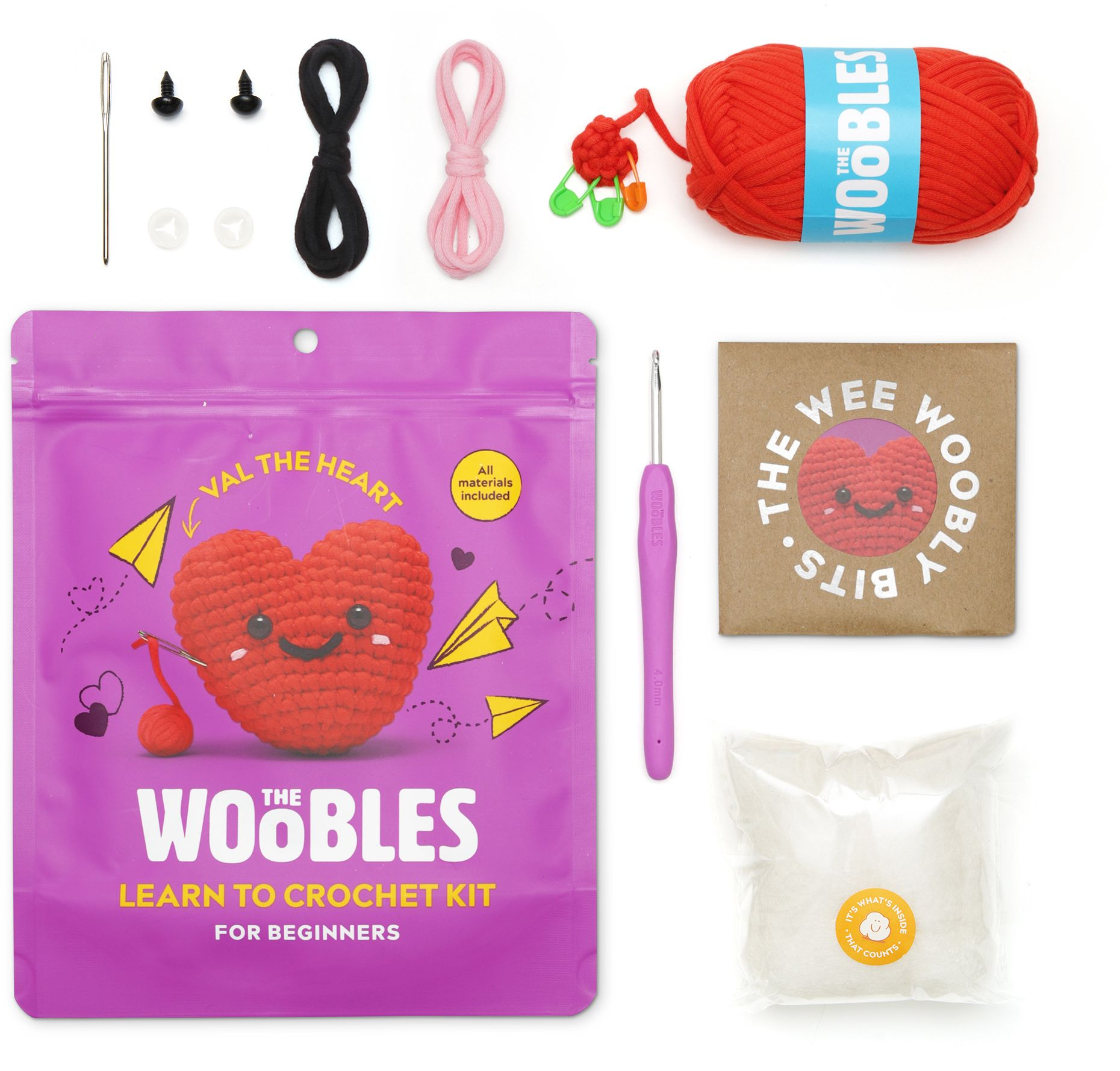 Val the Heart Learn to Crochet Kit