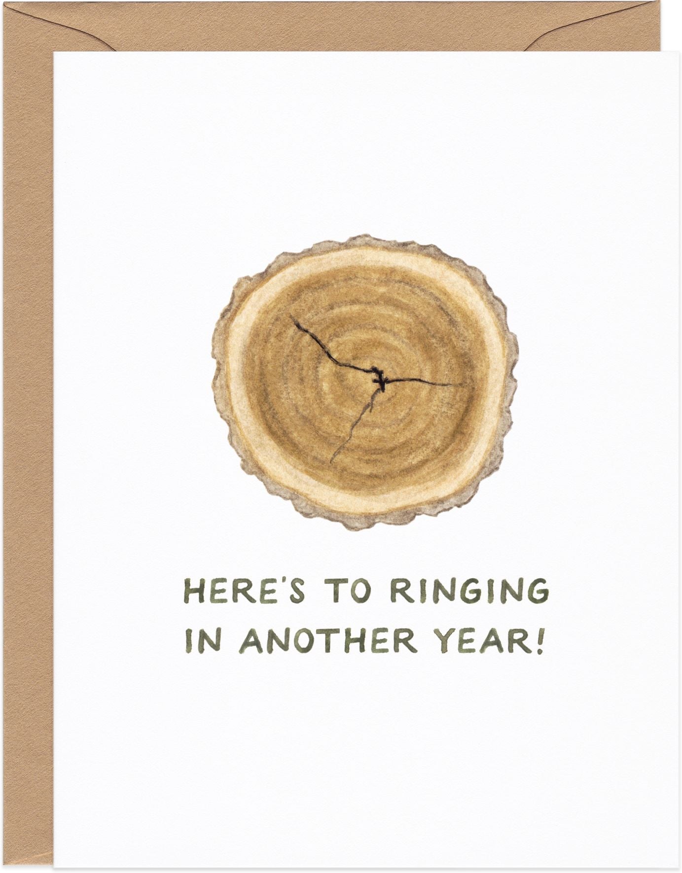 Tree Rings Birthday Card