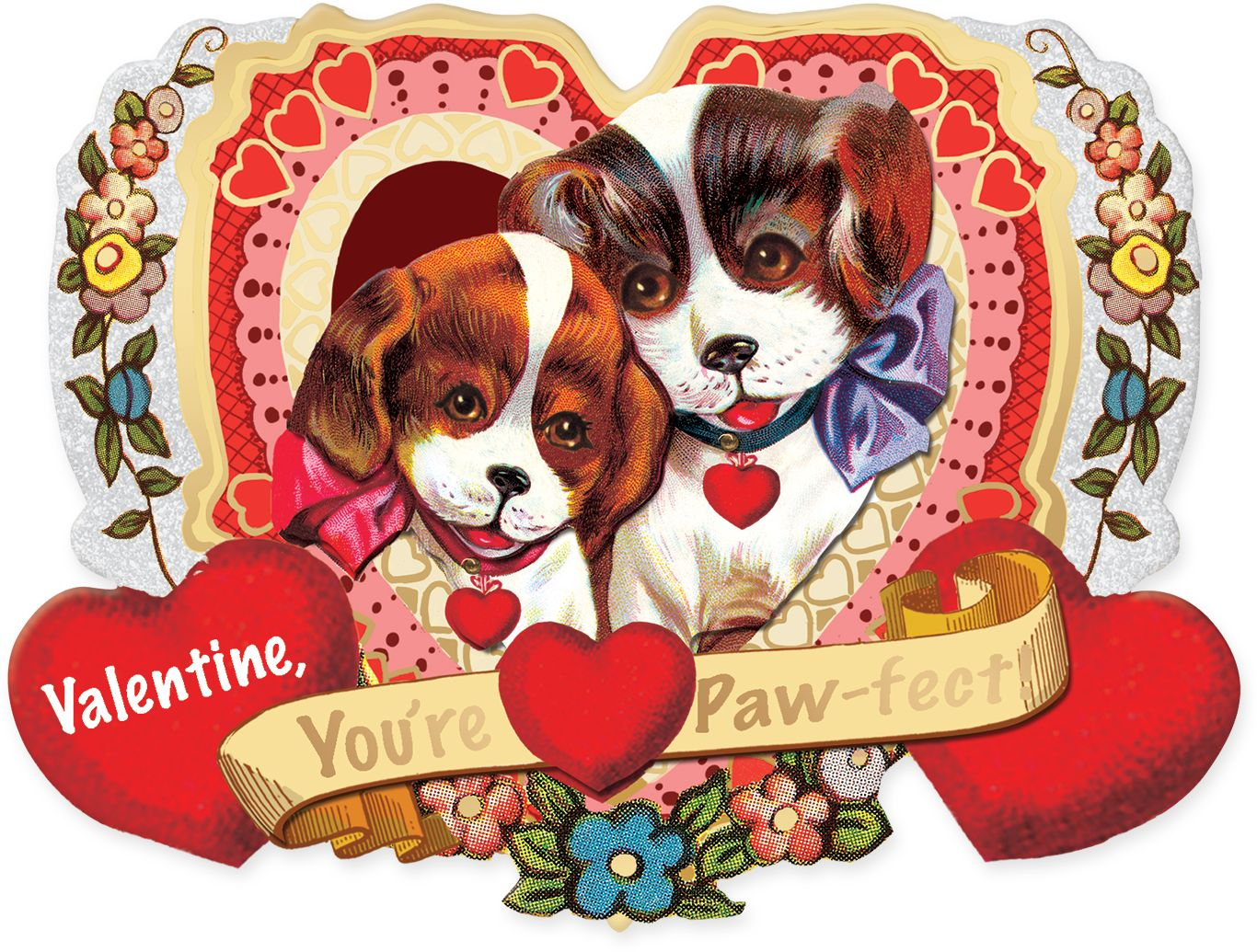 Puppy Dog Valentine's Set of 8