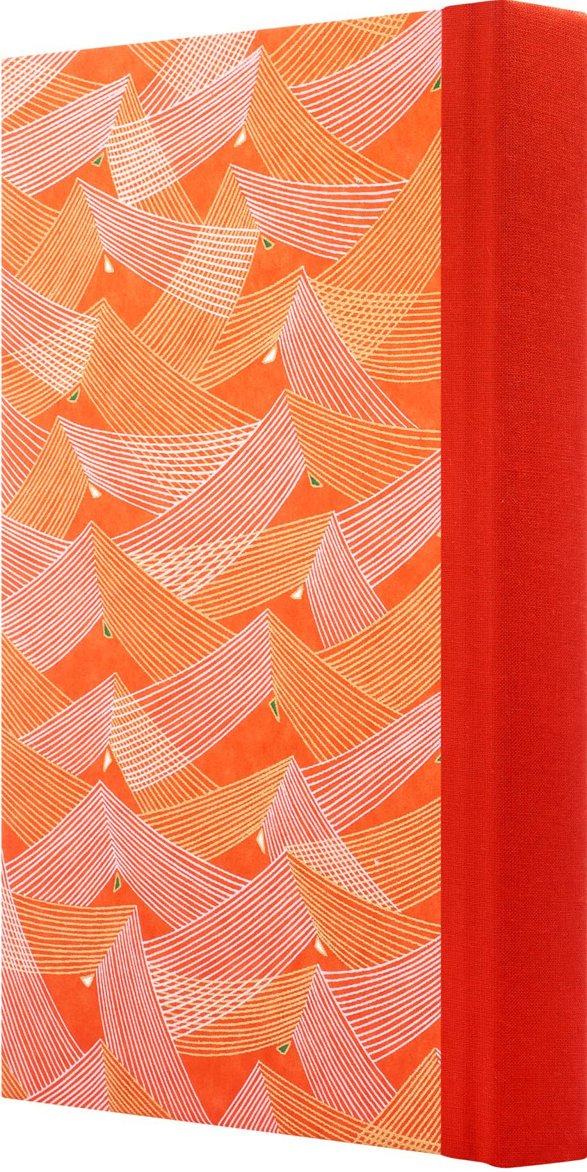 Classic Medium Journal A5 Geometric Waves / Orange