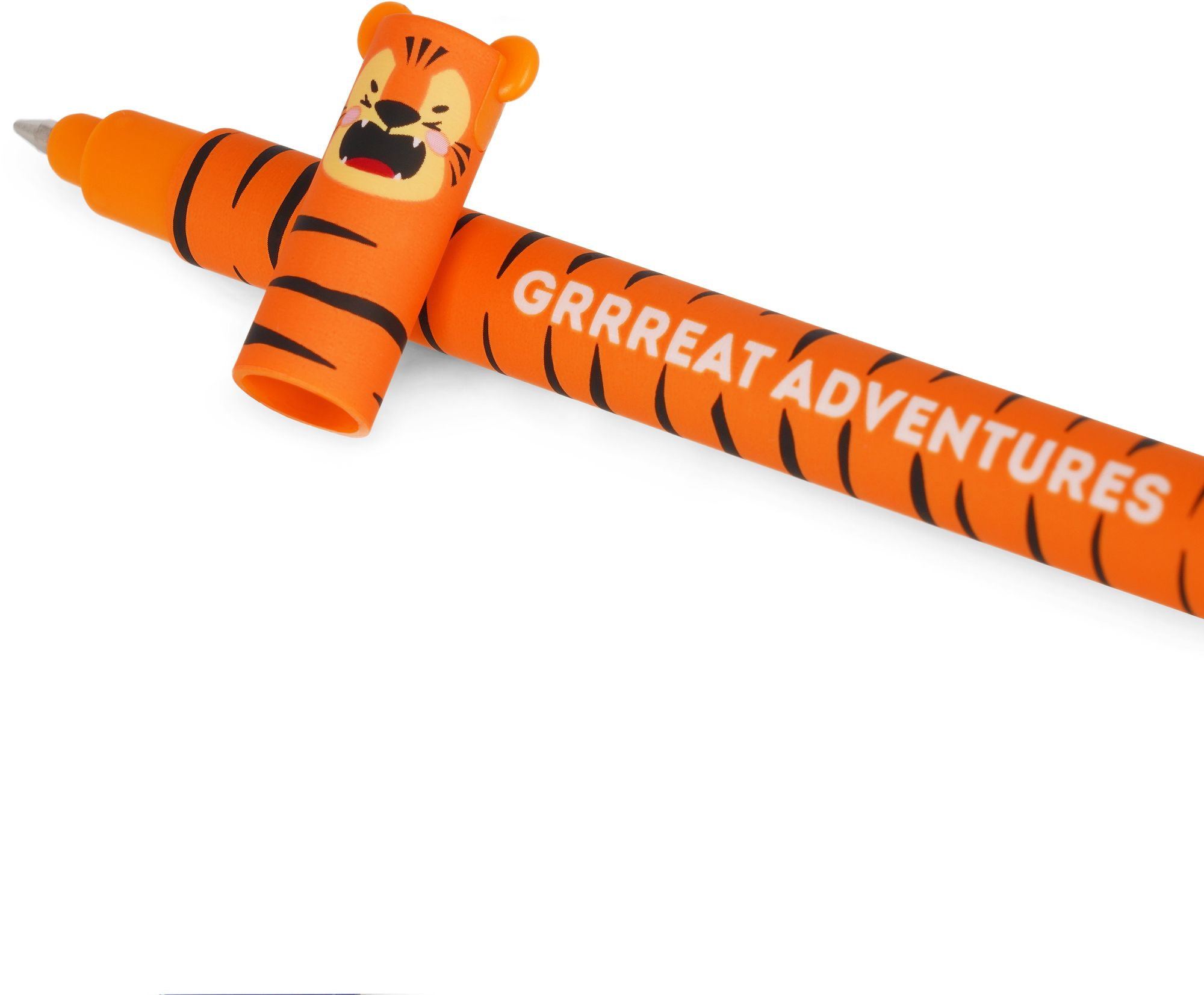 Tiger Erasable Gel Pen - Orange Ink