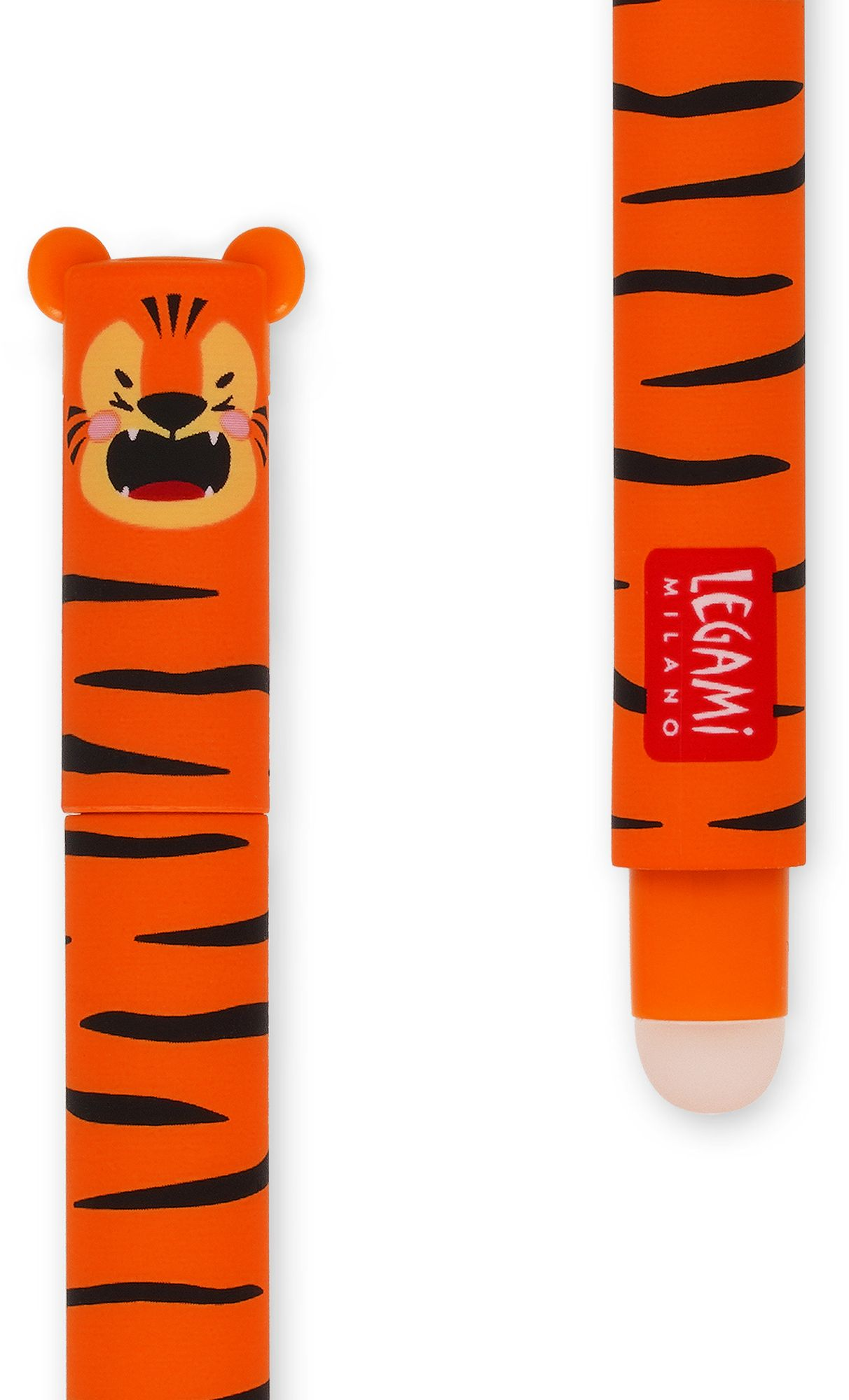 Tiger Erasable Gel Pen - Orange Ink