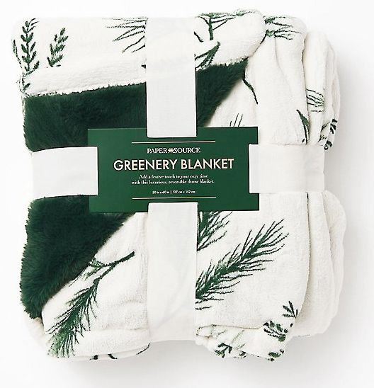 Greenery Throw Blanket