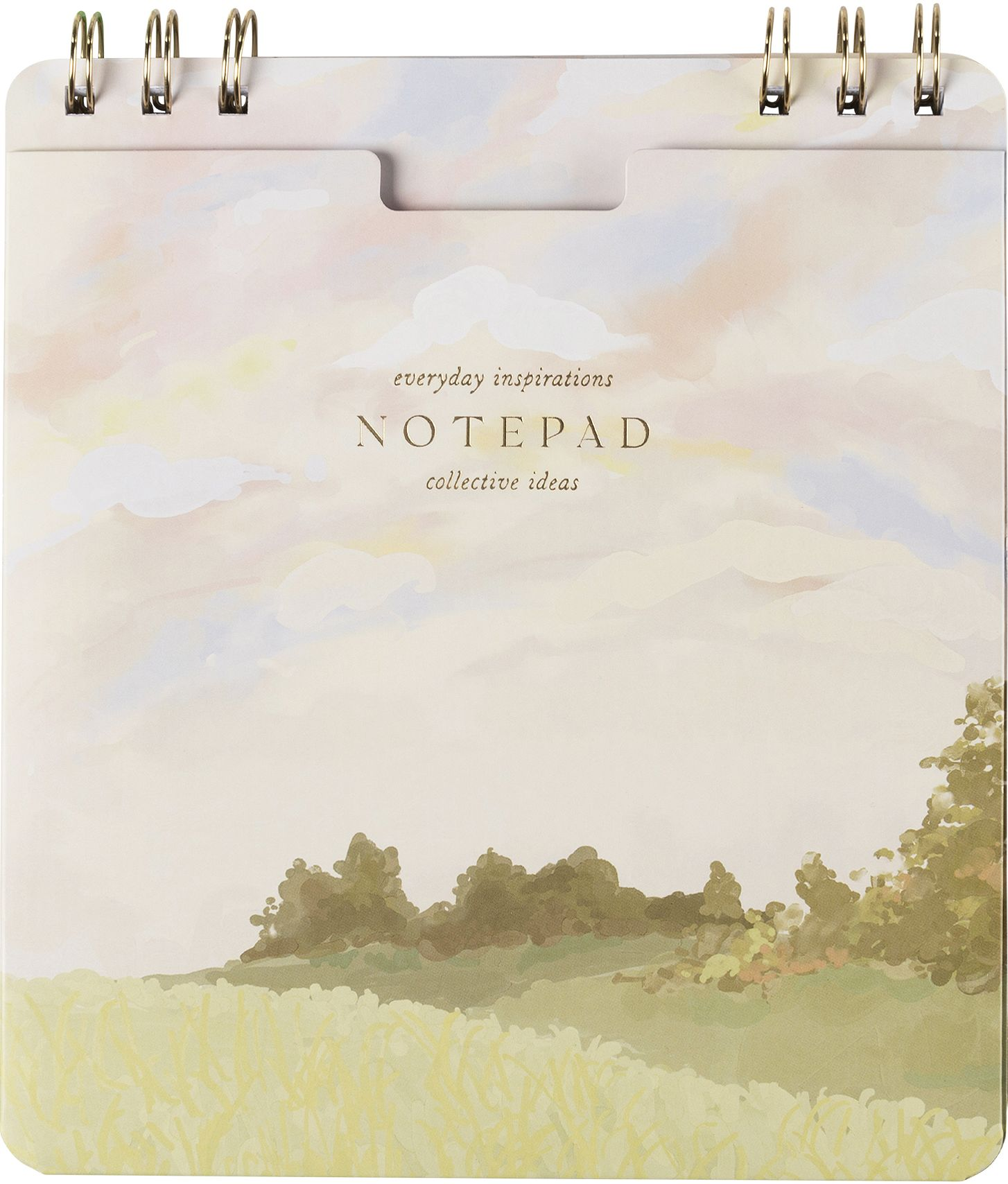 Inspirations Spiral Top Notepad w Front Pocket - Exclusive