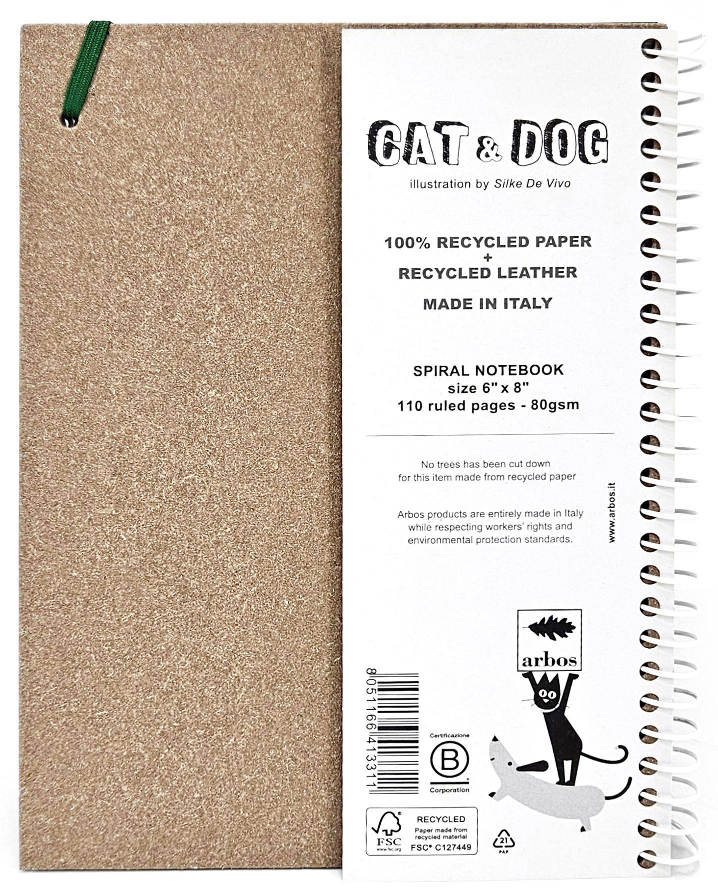 Spiral Cat and Dog Notebook - Exclusive