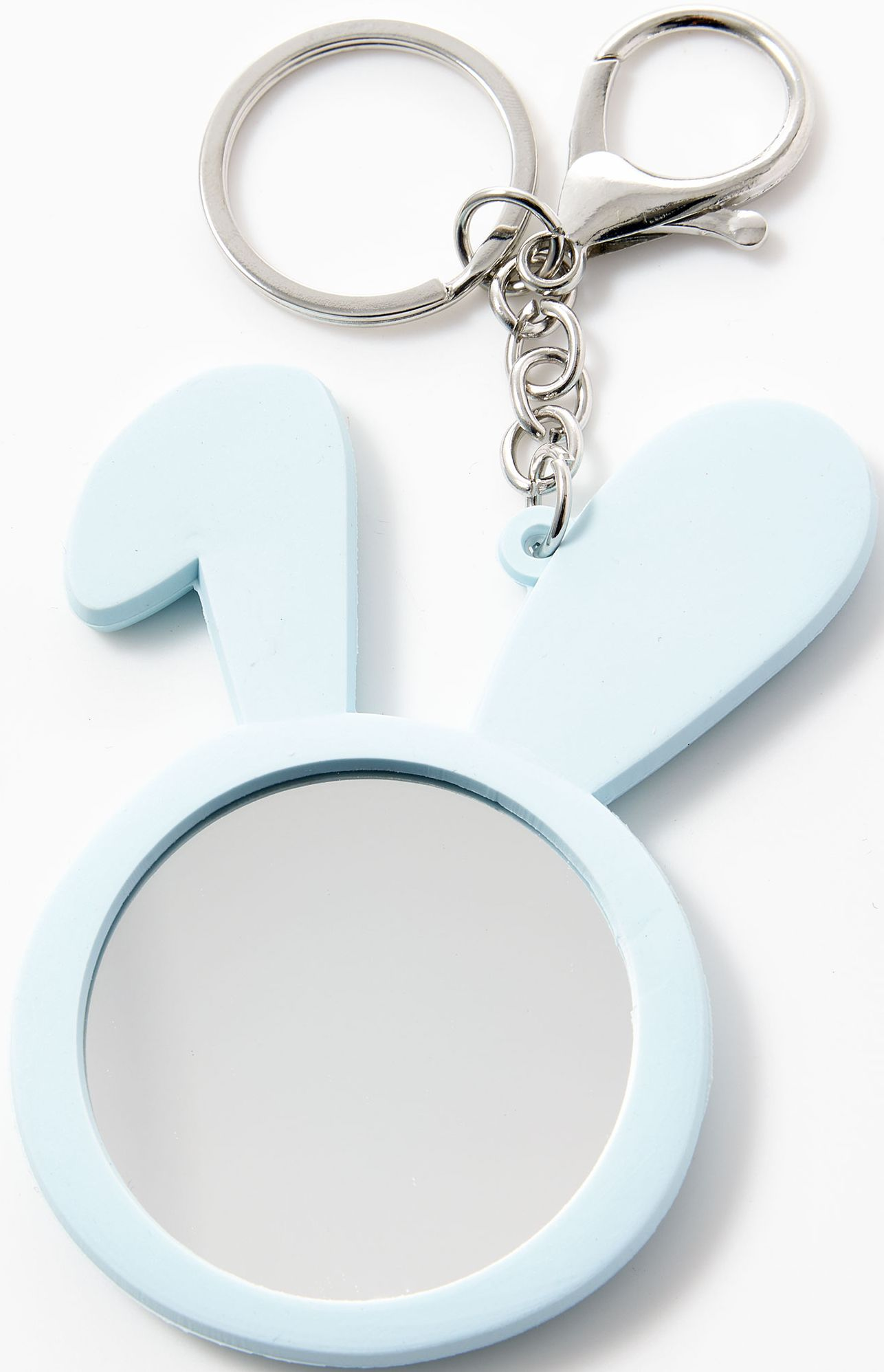 Mirrored Bunny Keychain