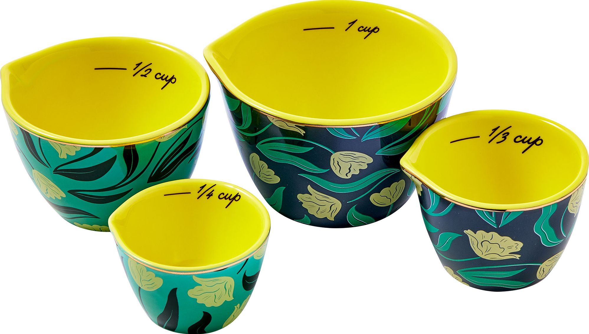 Midnight Tulip Measuring Cups