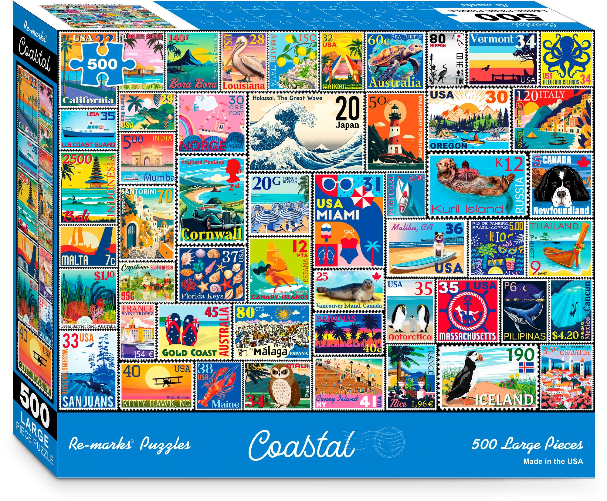 Coastal 500 Large Piece Jigsaw Puzzle