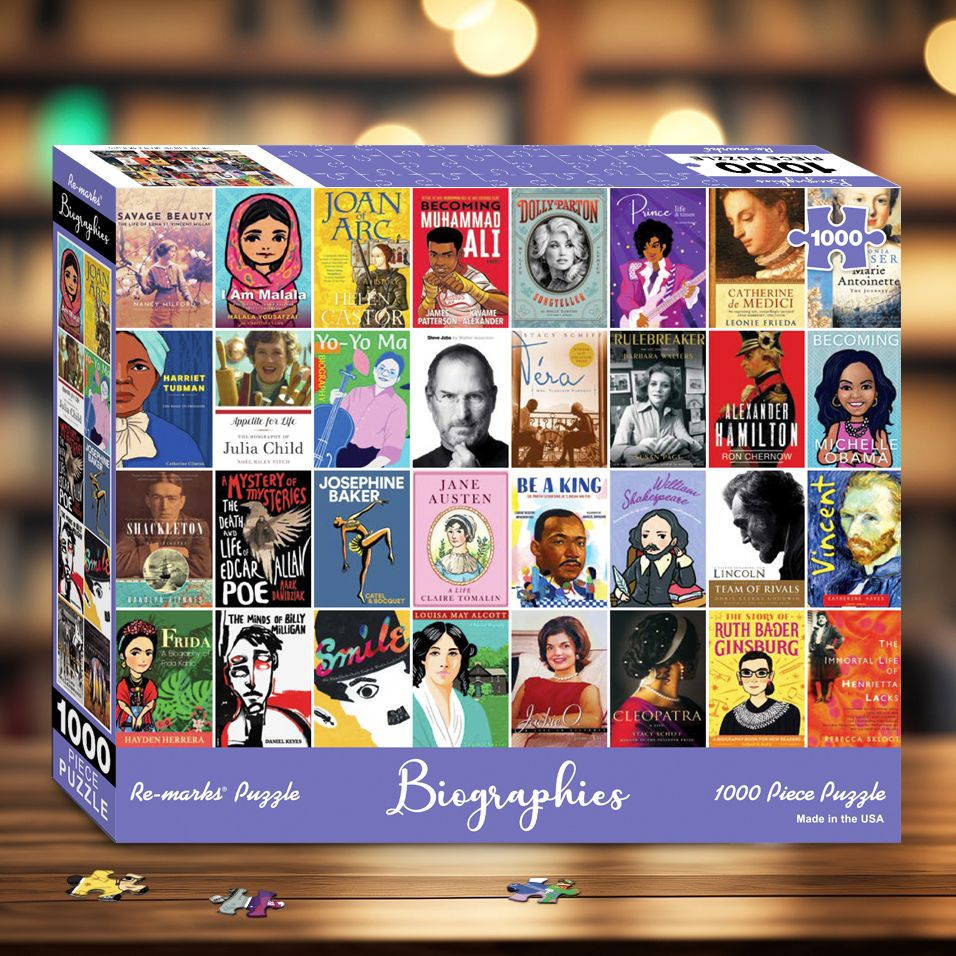 Biographies 1000-Piece Jigsaw Puzzle