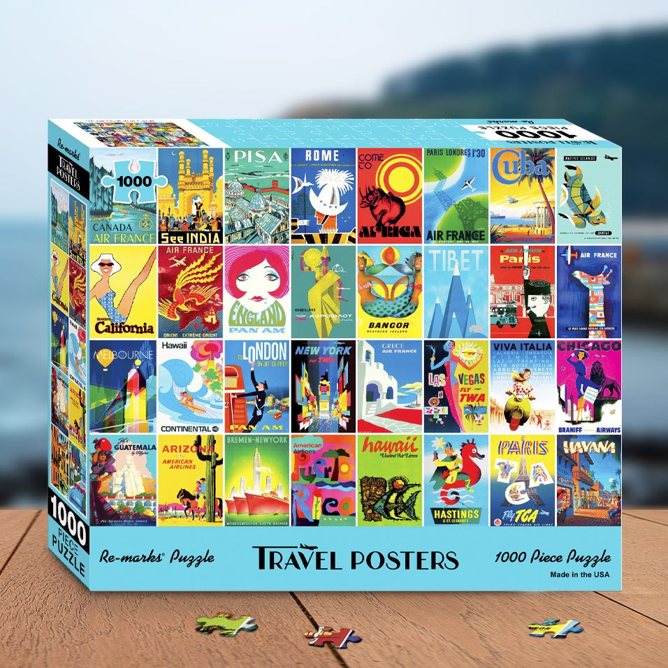 Travel Posters 1000-Piece Jigsaw Puzzle