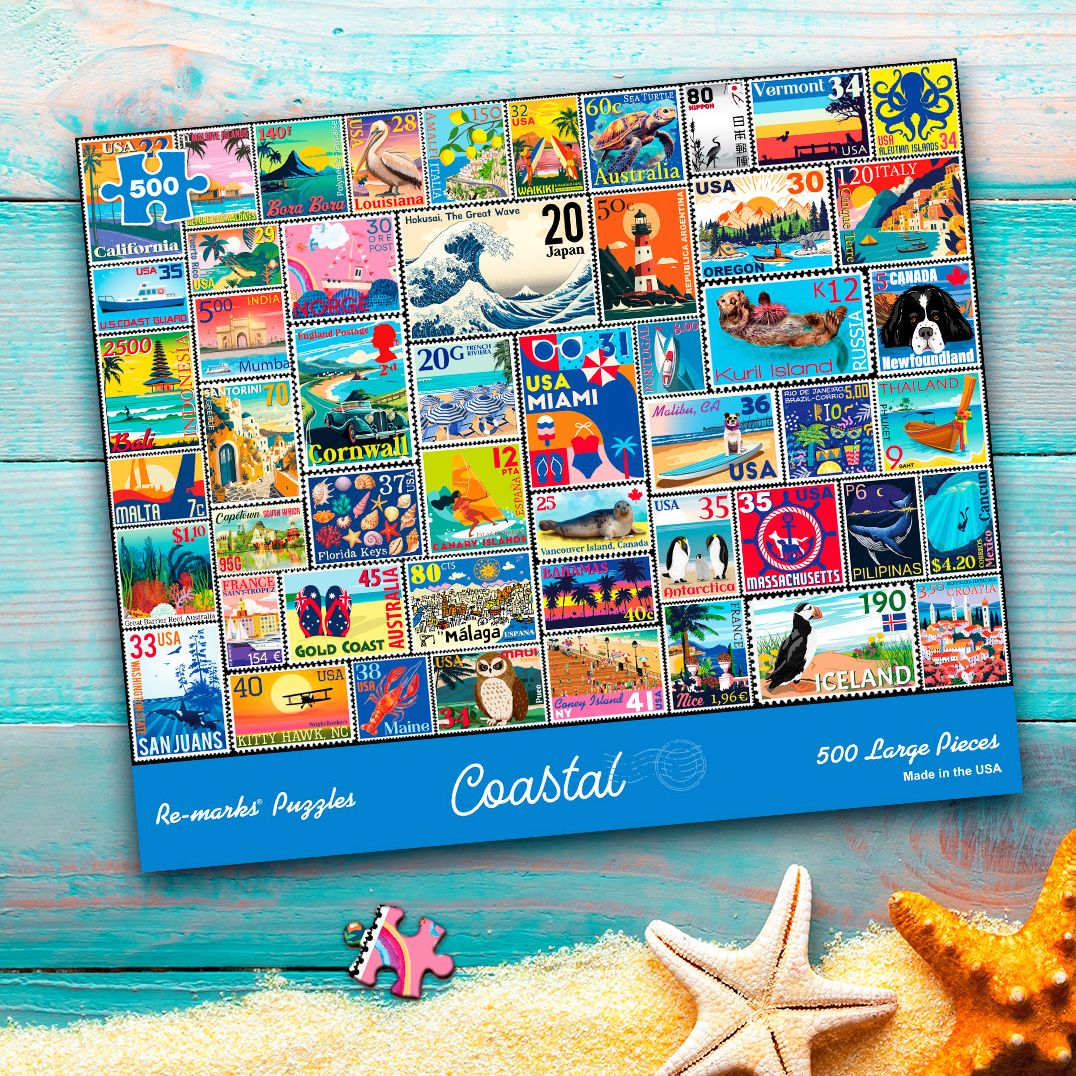 Coastal 500 Large Piece Jigsaw Puzzle