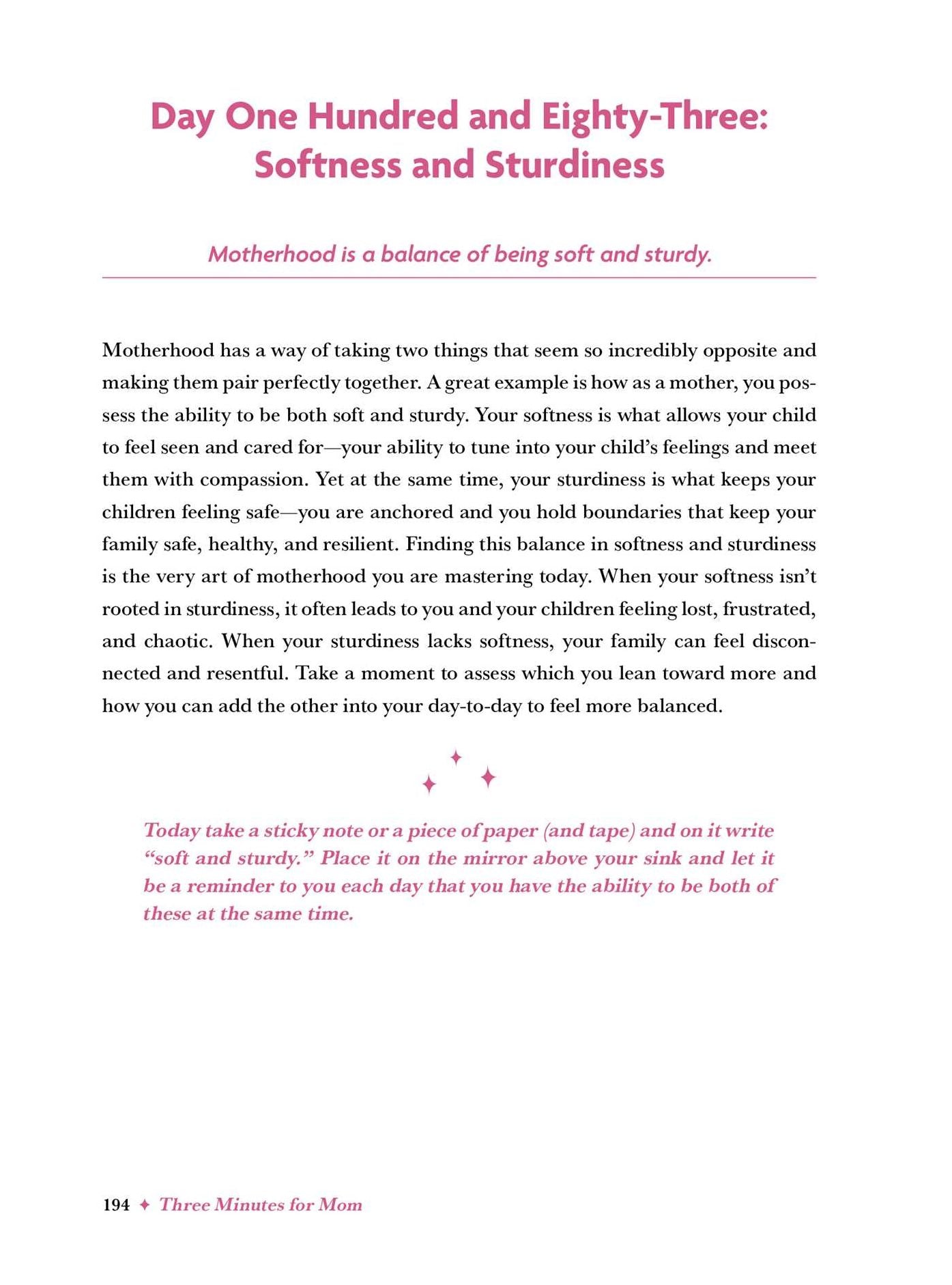 Three Minutes for Mom: 365 Days of Empowerment, Encouragement, and Growth for a More Connected Motherhood