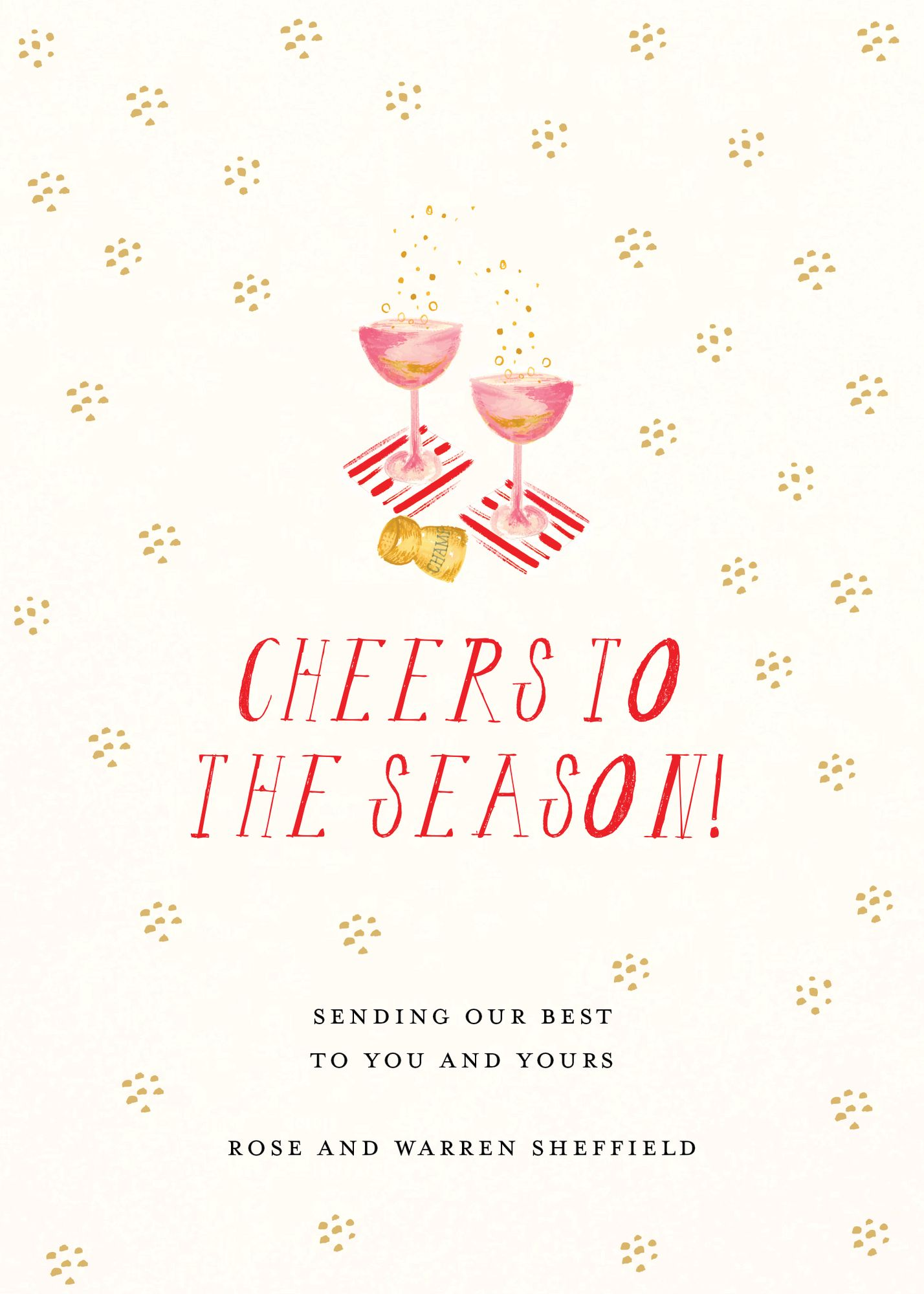 Cheers to the Season Holiday Card