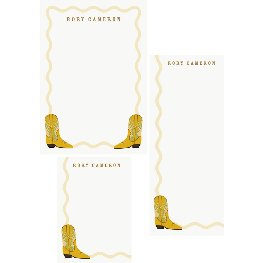 Boots Mixed Personalized Notepads