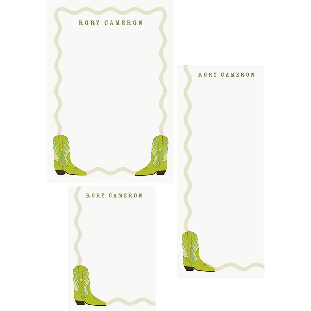 Boots Mixed Personalized Notepads