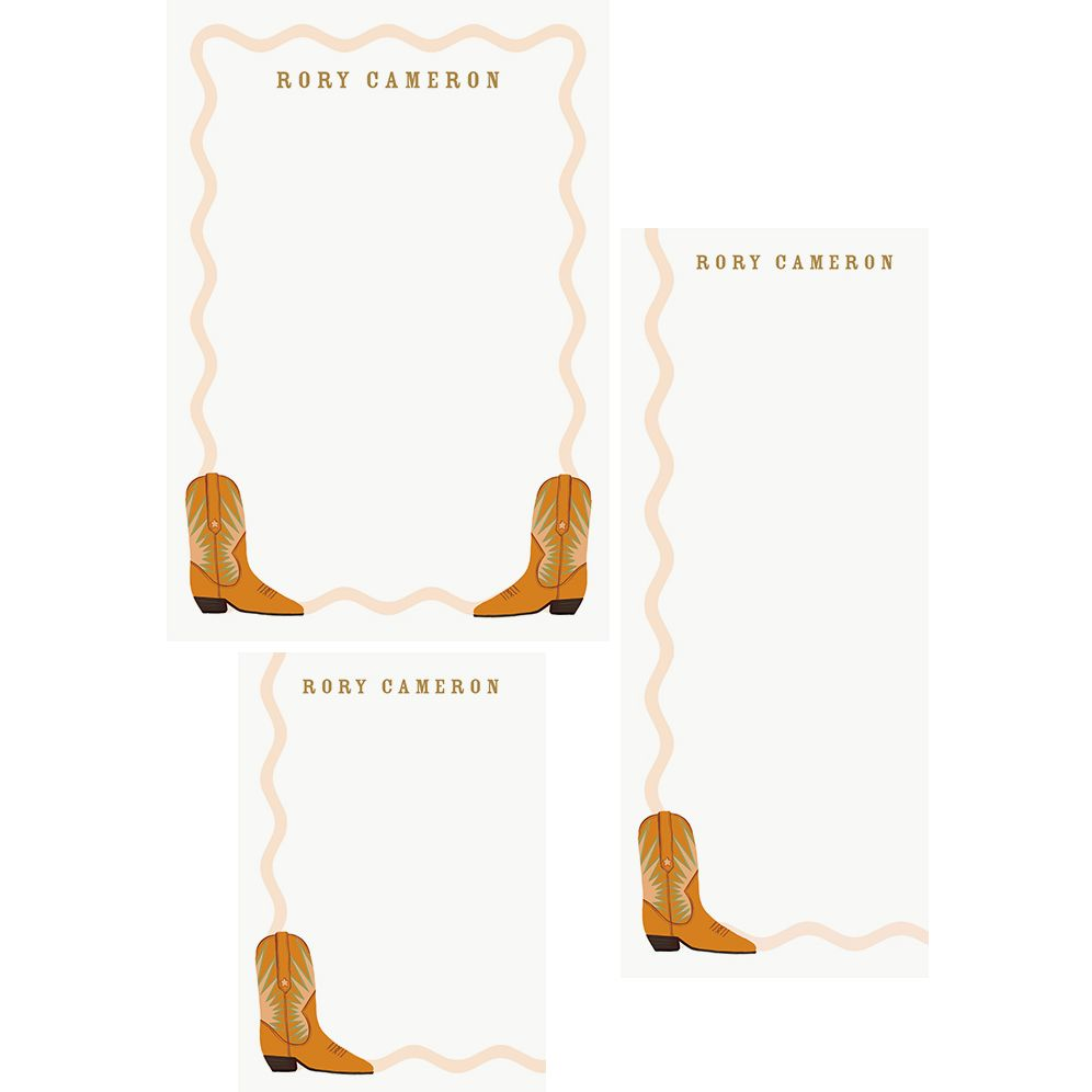 Boots Mixed Personalized Notepads