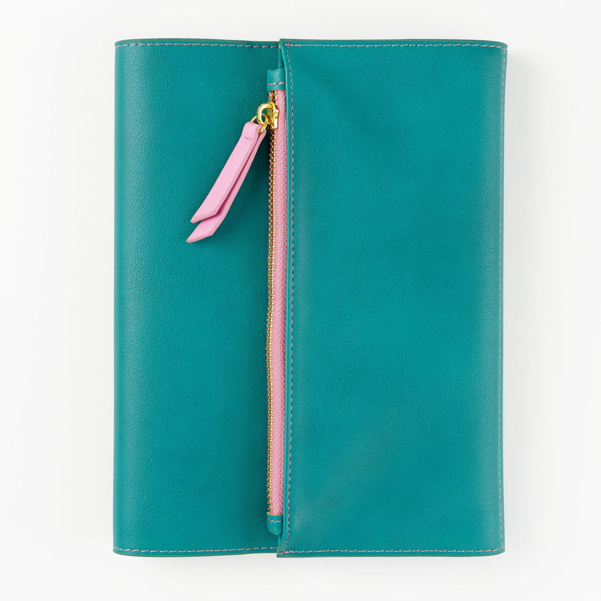 GO Journal ISSUE 01 02 03 05 4冊 Paper Source A5 Journal Cover Clutch - Green/Pink | Paper Source