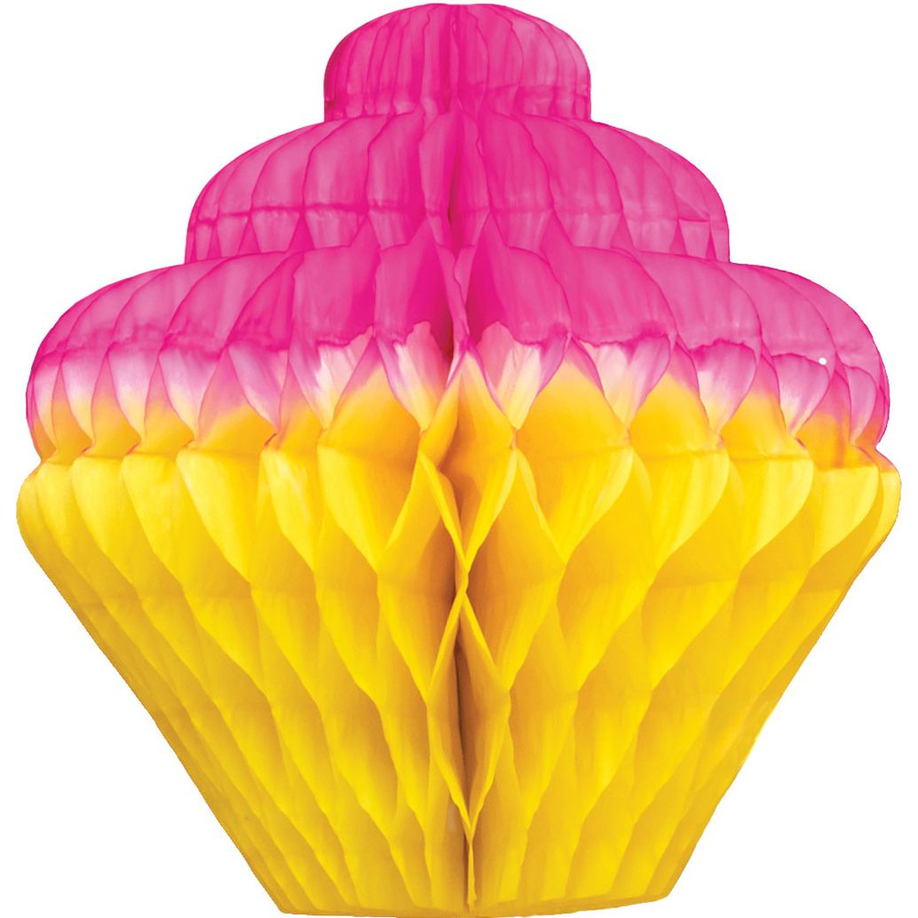 Honeycomb Cupcake, Light Pink