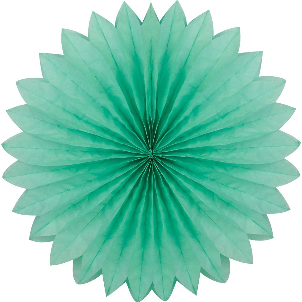 Plain fan, 40cm, Mint