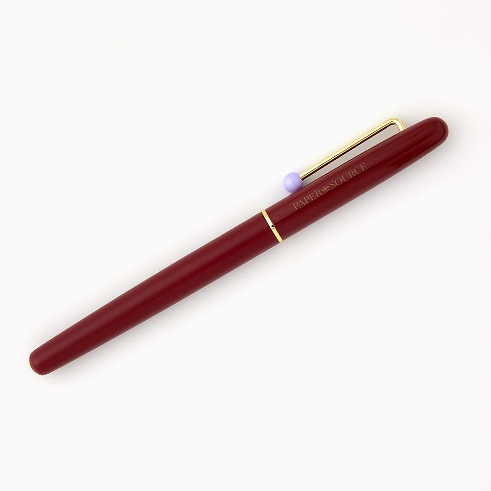 PS Collection Maroon Lavender Cap Ballpoint Pen