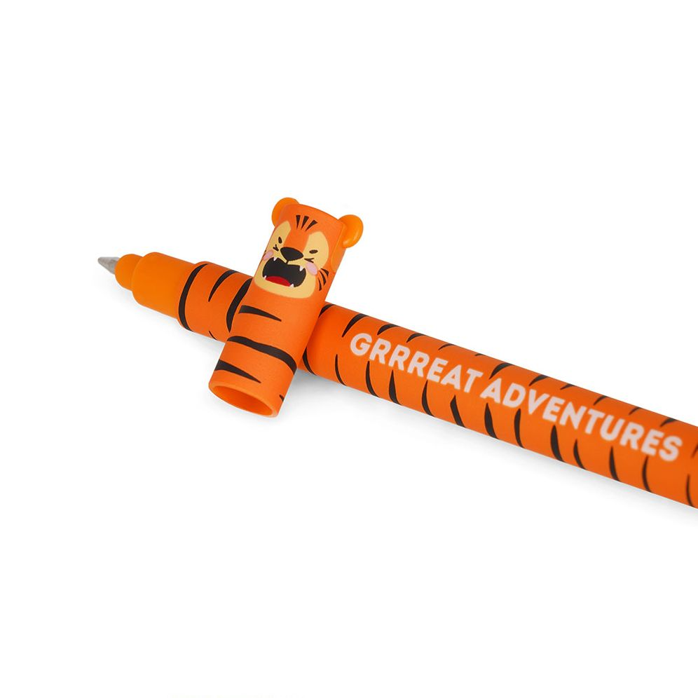 Tiger Erasable Gel Pen - Orange Ink