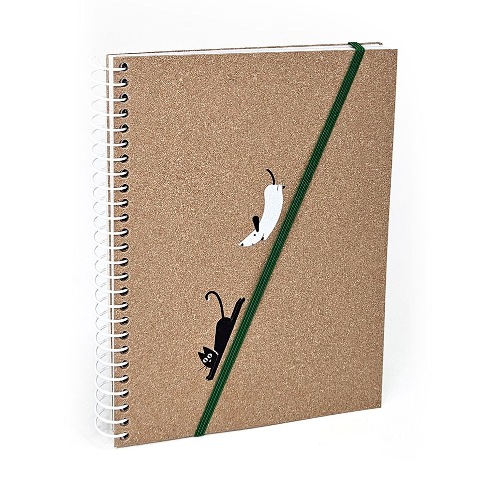 Spiral Cat and Dog Notebook - Exclusive