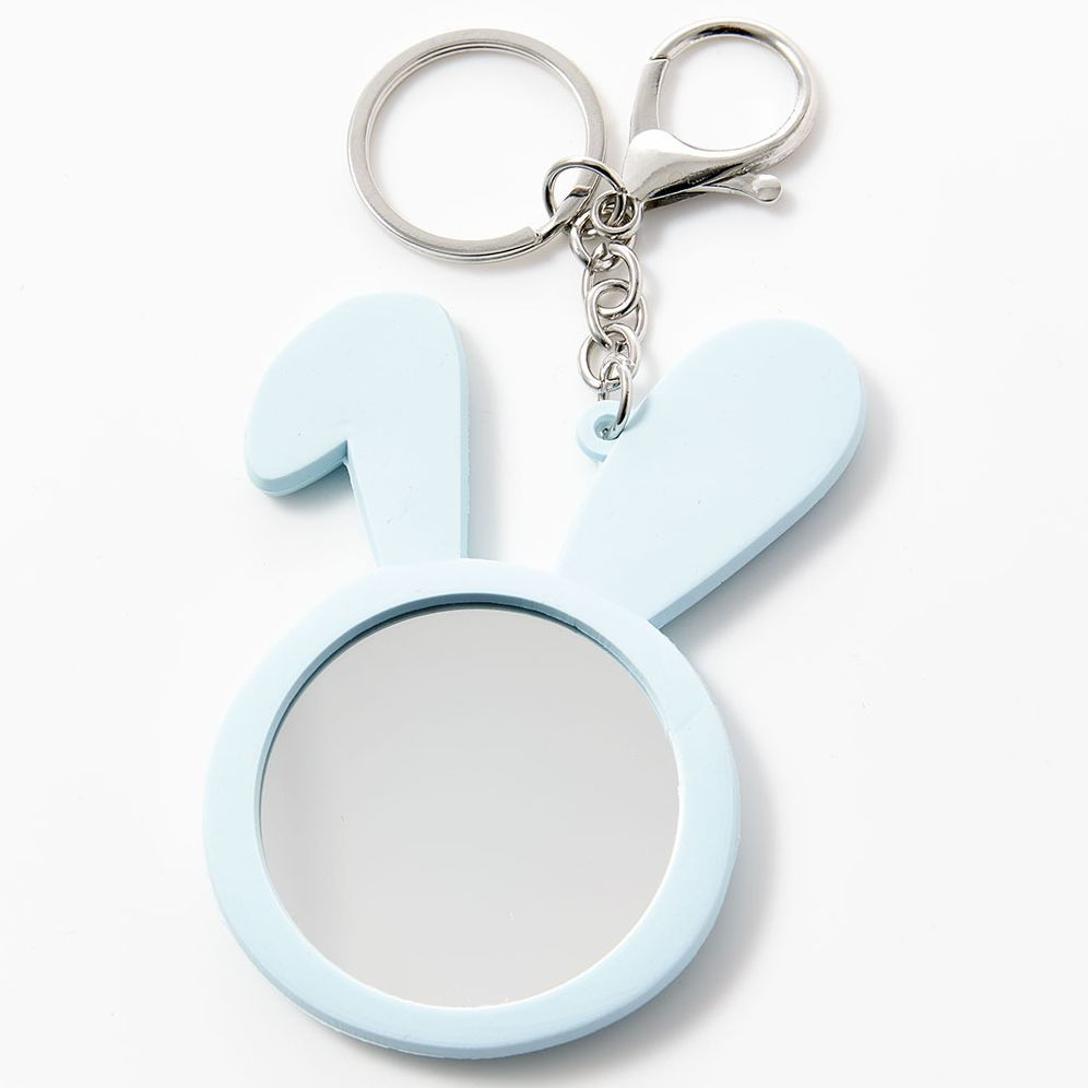 Mirrored Bunny Keychain