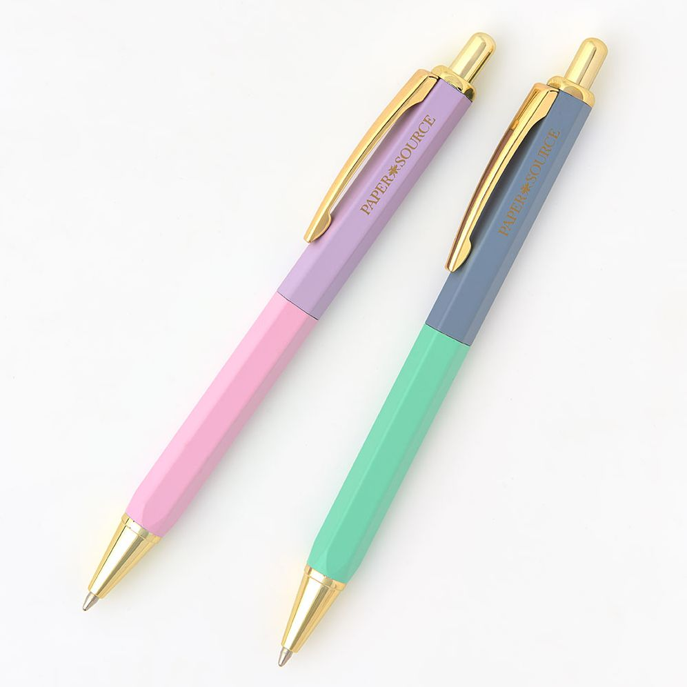 PS Collection Colorblock Pastel Ballpoint S/2