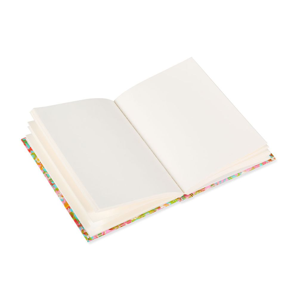 Heritage Medium Notebook Cluster Flowers / Bamboo Purple