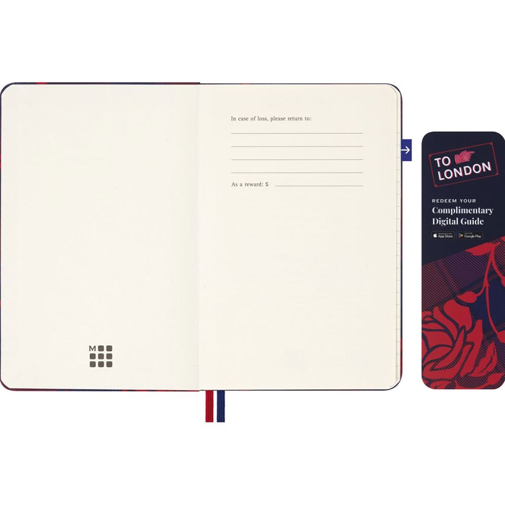 LUXE x Moleskine - London City Travel Guide Pocket Notebook
