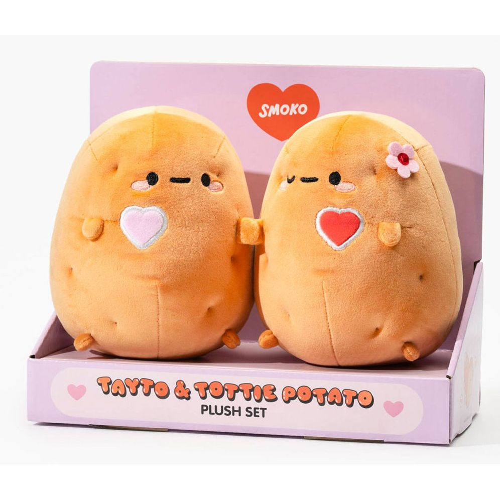 Smoko Tayto 7" Hot Potatoes Mochi Plush Duo