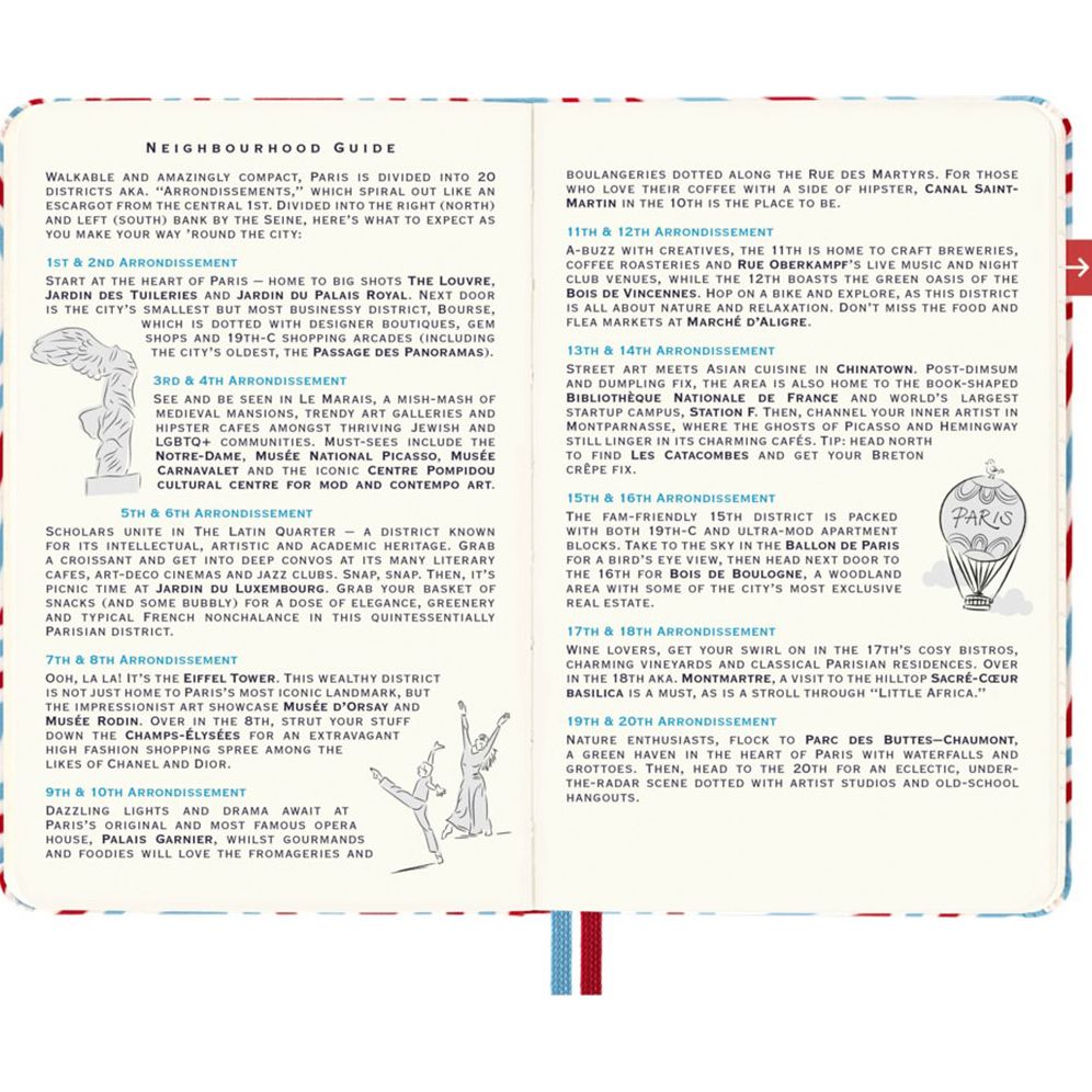 LUXE x Moleskine - Paris City Travel Guide Pocket Notebook