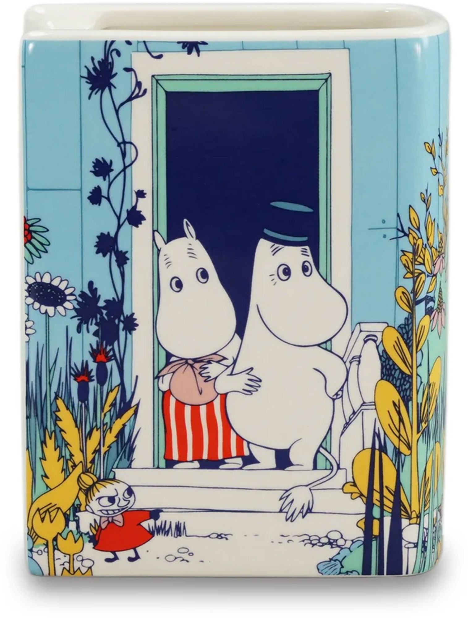 Vase Ceramic Book (14cm) - Moomin (Riviera)