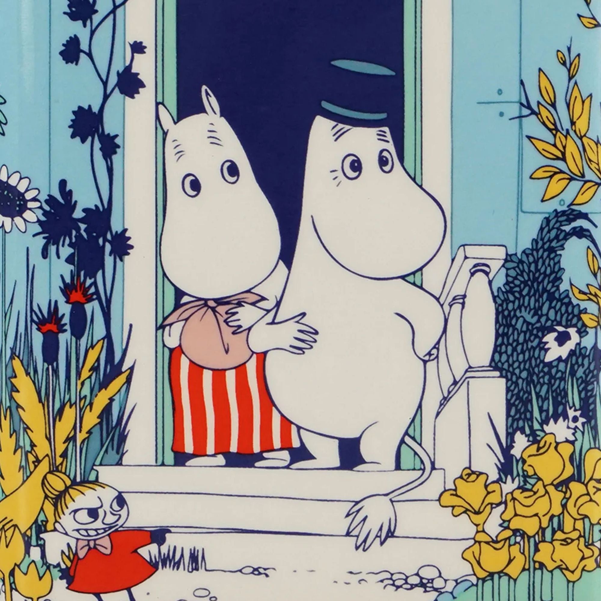 Vase Ceramic Book (14cm) - Moomin (Riviera)
