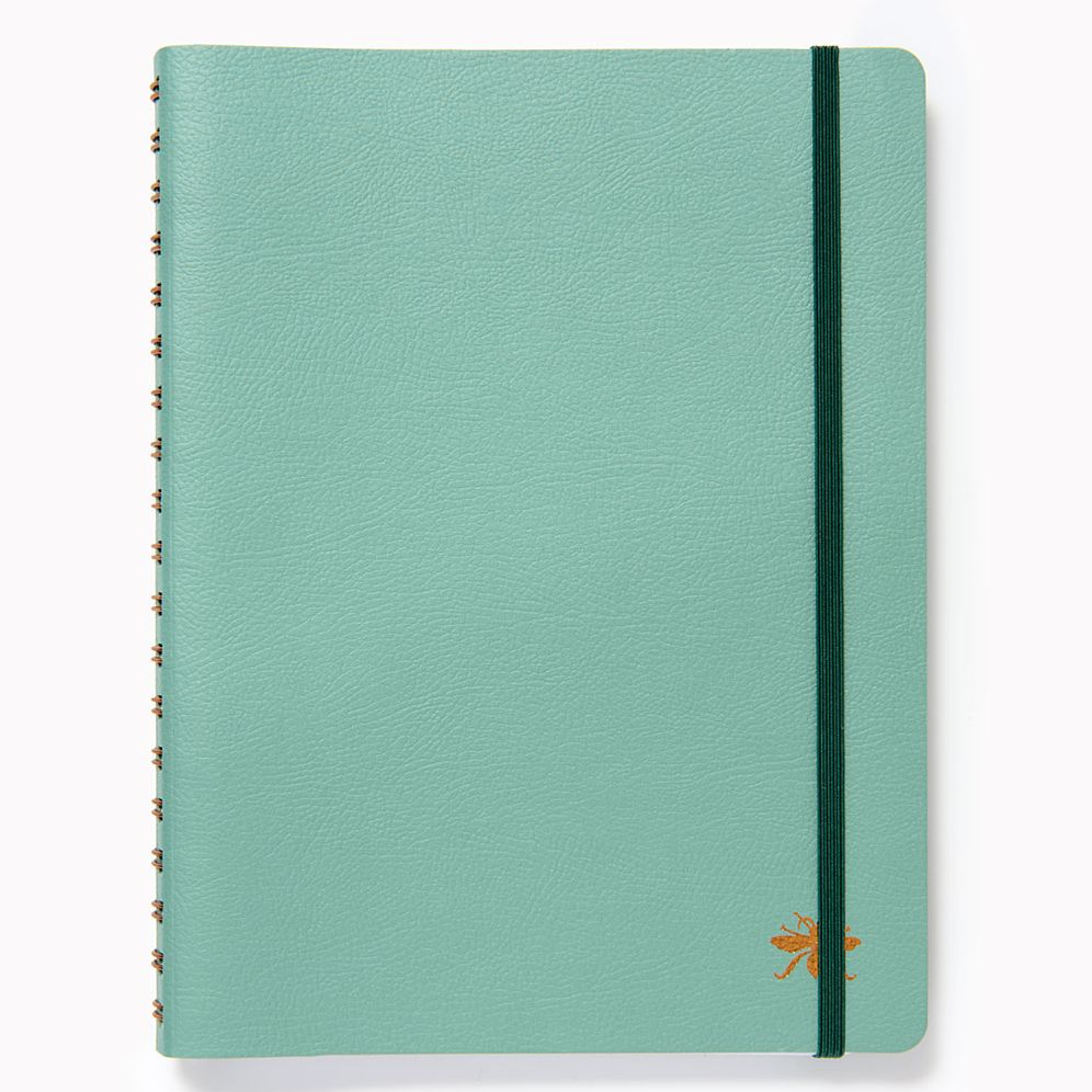 Limited Edition Paper Wasp Sage Faux Leather Semi Concealed Journal