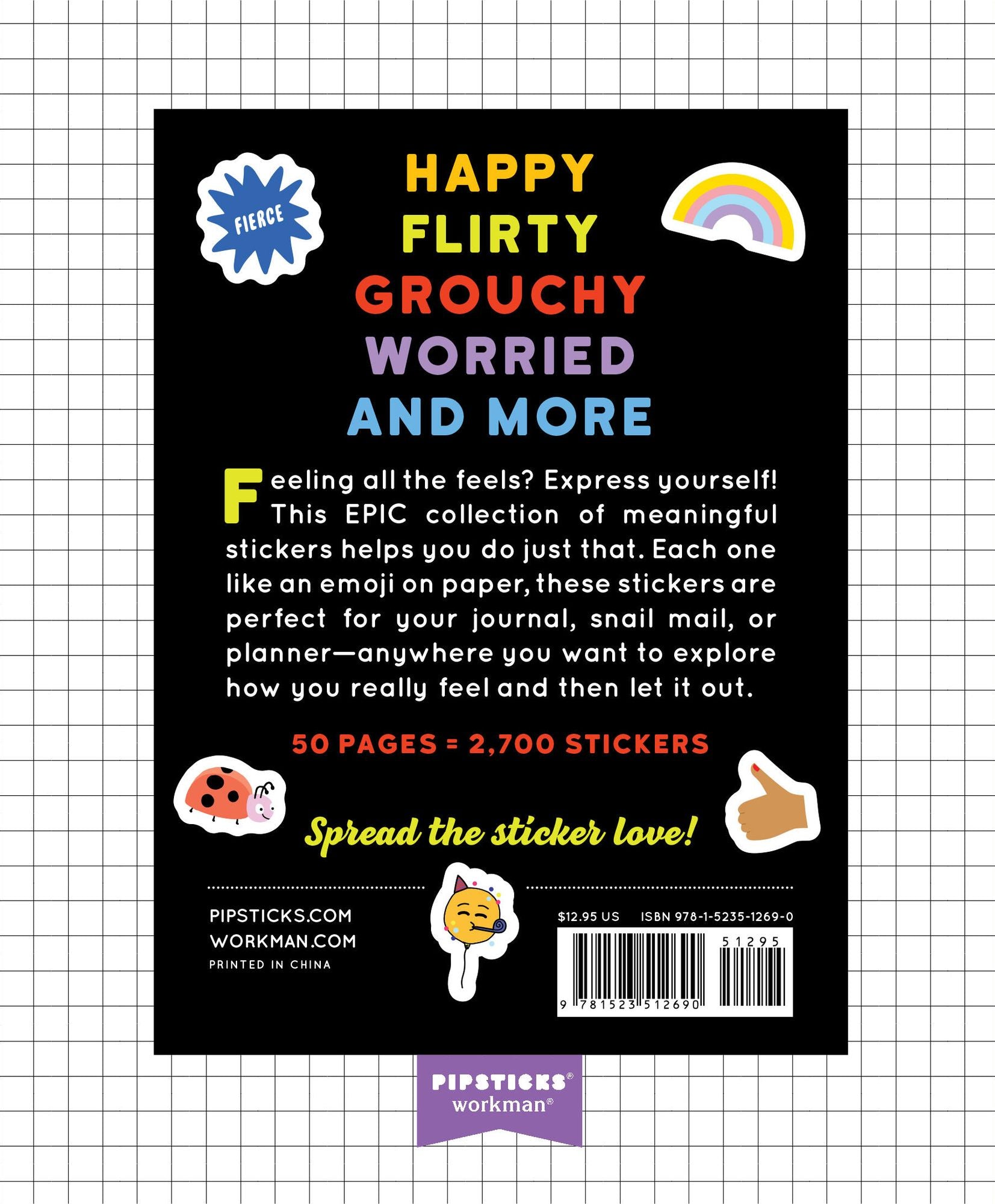 So. Many. Feelings Stickers.: 2,700 Stickers for Every Mood