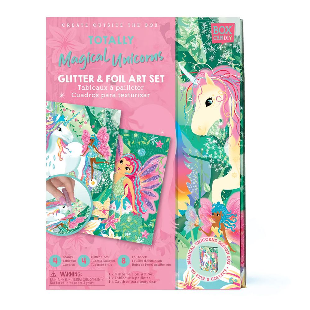 Totally Magical Unicorns Glitter & Foil Art Set
