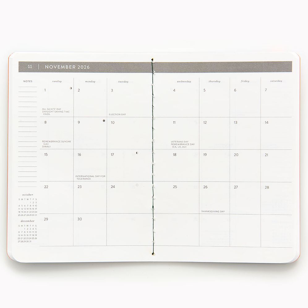 2025-2026 Paper Source Landscapes Monthly Pocket Planner