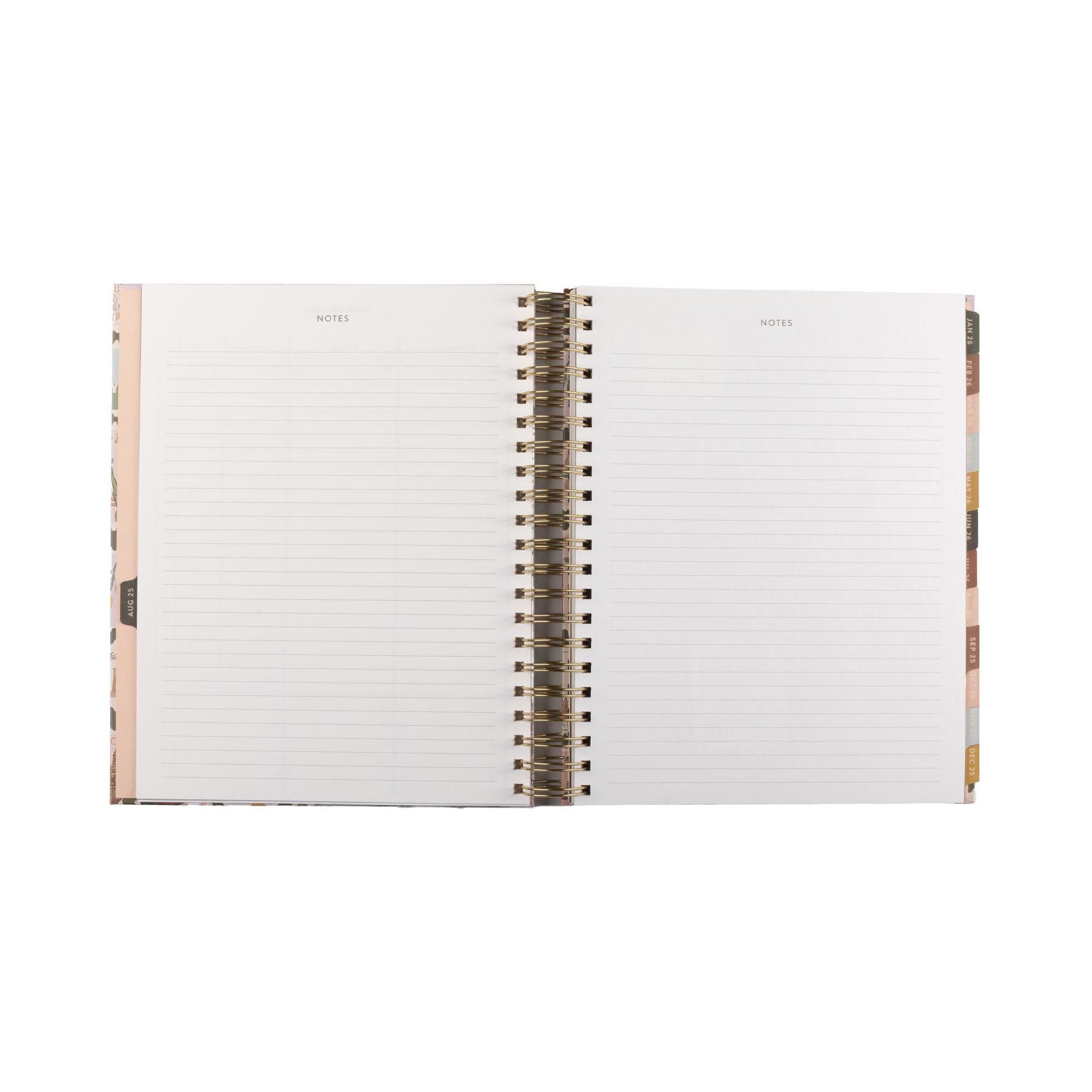 2025-2026 Bon Voyage Weekly Desk Planner