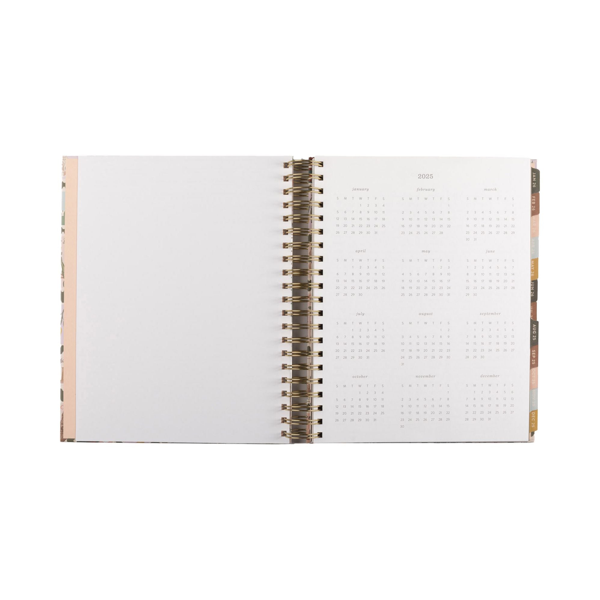 2025-2026 Bon Voyage Weekly Desk Planner