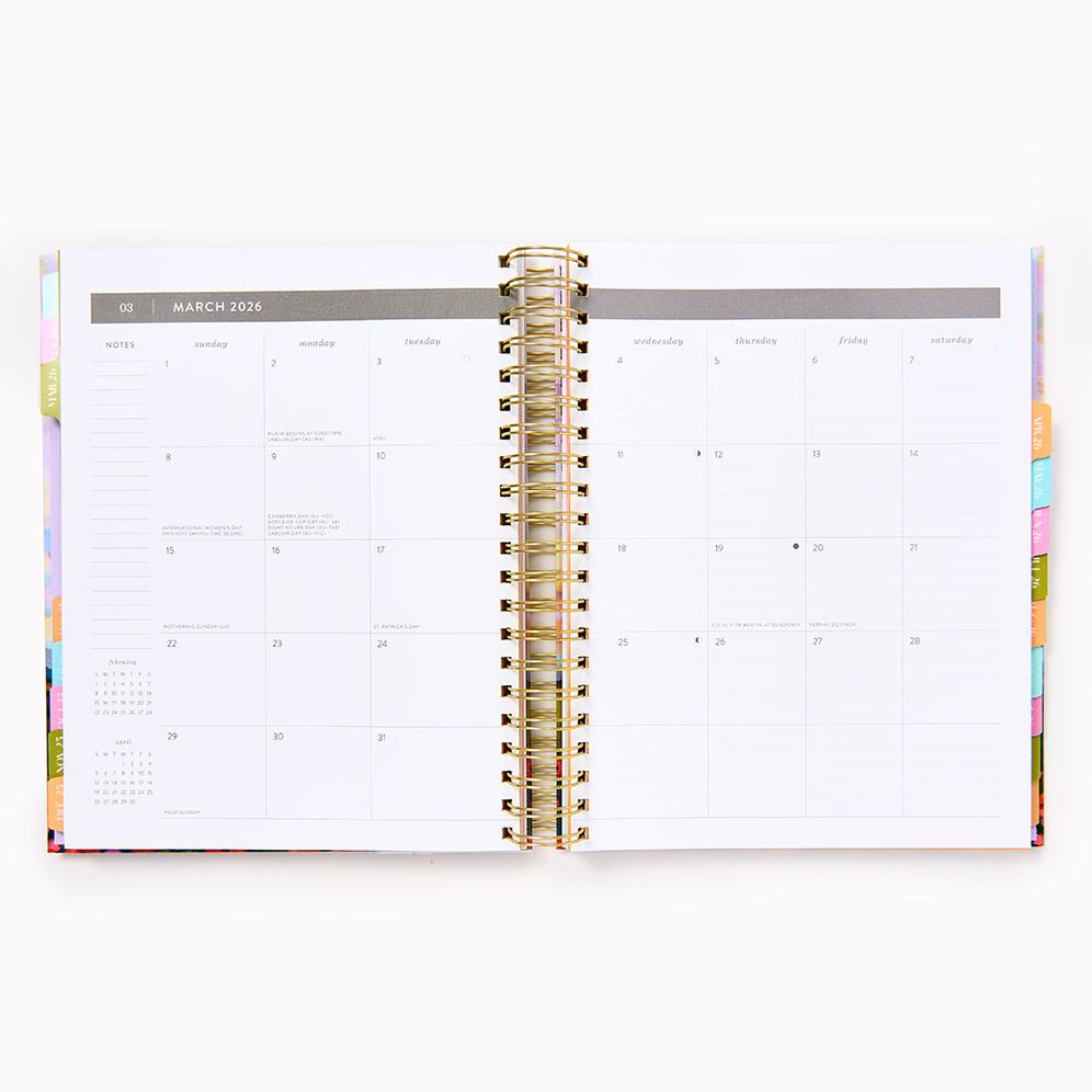 2025-2026 Paper Source Landscapes Weekly Desk Planner