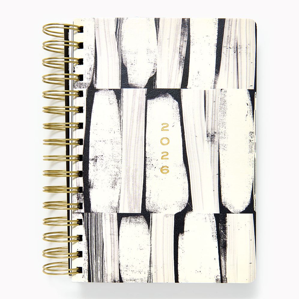 2025-2026 Paper Source B+W Minimalist Daily Planner